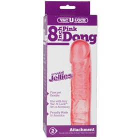 Vac U Lock 8 Inch Crystal Jellies Dong