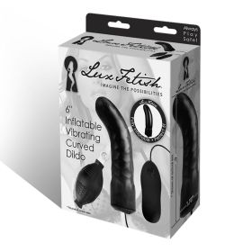 Lux Fetish 6" Inflatable Vibrating Dildo