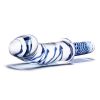 11 Inch Realistic Double Ended Glass Dildo With Handle
