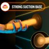 Neo Elite Glow in the Dark Lavo   7 Inch Silicone Dual Density Dildo   Neon Orange