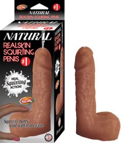 #1 Natural Realskin Squirting Penis