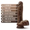 Dr. Skin Plus 9 Inch Thick Posable Dildo With  Balls