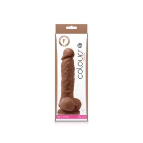 Colours   Pleasures   5 Inch Dildo   Brown