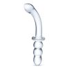 8 Inch Ribbed G Spot Glass Dildo