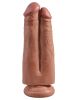 King Cock Strap on Harness With 7" Two Cocks One Hole