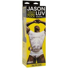 Jason Luv 10 Inch Ultraskyn Cock With Removable Vac U Lock Suction Cup