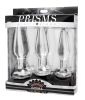 Dosha 3 Piece Glass Anal Plug Kit