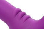 Royal Revolver Vibrating Strapless Strap  on Dildo   Purple