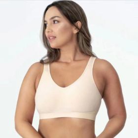 Plus-size S-3XL Premium ShaperBra Women Shaper Bra Sexy Bright Lingerie Female Underwear (Option: L-Beige)