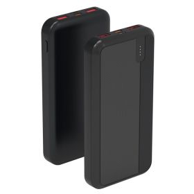 1Pc 10000mAh Or 20000mAh Optional PD22.5W Fast Charging Power Bank Fast Charger Portable Phone Charger With Type-C USB Cable Fit For IOS Phone 16 (Option: 10000mAh-Black)