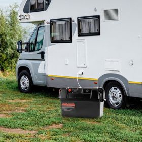 Battery Box Group 24 Or 27 Smart Battery Box 12V Or 24V For Trolling Motor (Option: Black)