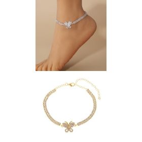 Creative Butterfly Anklet Beach Ornament Women (Option: SUIT)