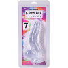 Crystal Jellies Curved Realistic Cock With Balls