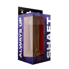 Shaft Model a 10.5 Inch Liquid Silicone Dong  With Balls (Option: Oak)