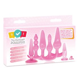 Try Curious Anal Plug Kit (Option: Pink)