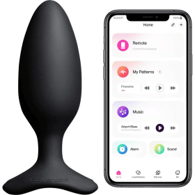 LOVENSE Hush 2 Vibrating Butt Plug, Silicone Anal Vibrator for Men with Remote Control (size: 1.75 in)