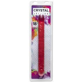 Crystal Jellies 18 Inch Double Dong (Option: Pink)